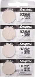 [ Pack of 4 ] Energizer Cr2025 3v Lithium Coin Cell Battery Dl2025 Ecr2025 CR...