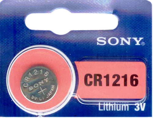CR 1216 MURATA / SONY LITHIUM BATTERIES (5 piece) 3V Watch Authorized US Seller