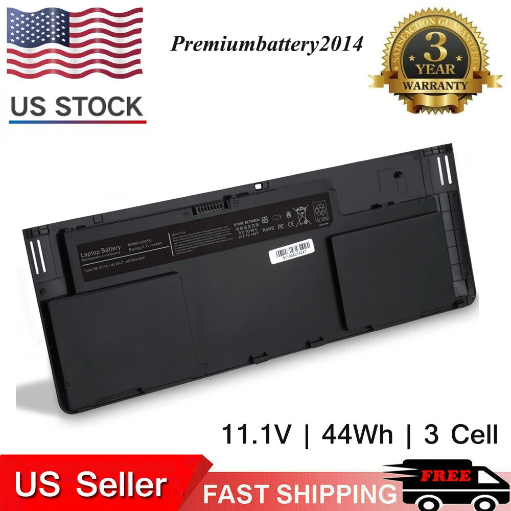 6Cell Laptop Battery for HP EliteBook Revolve 810 G1 G2 G3 HSTNN-IB4F OD06XL US