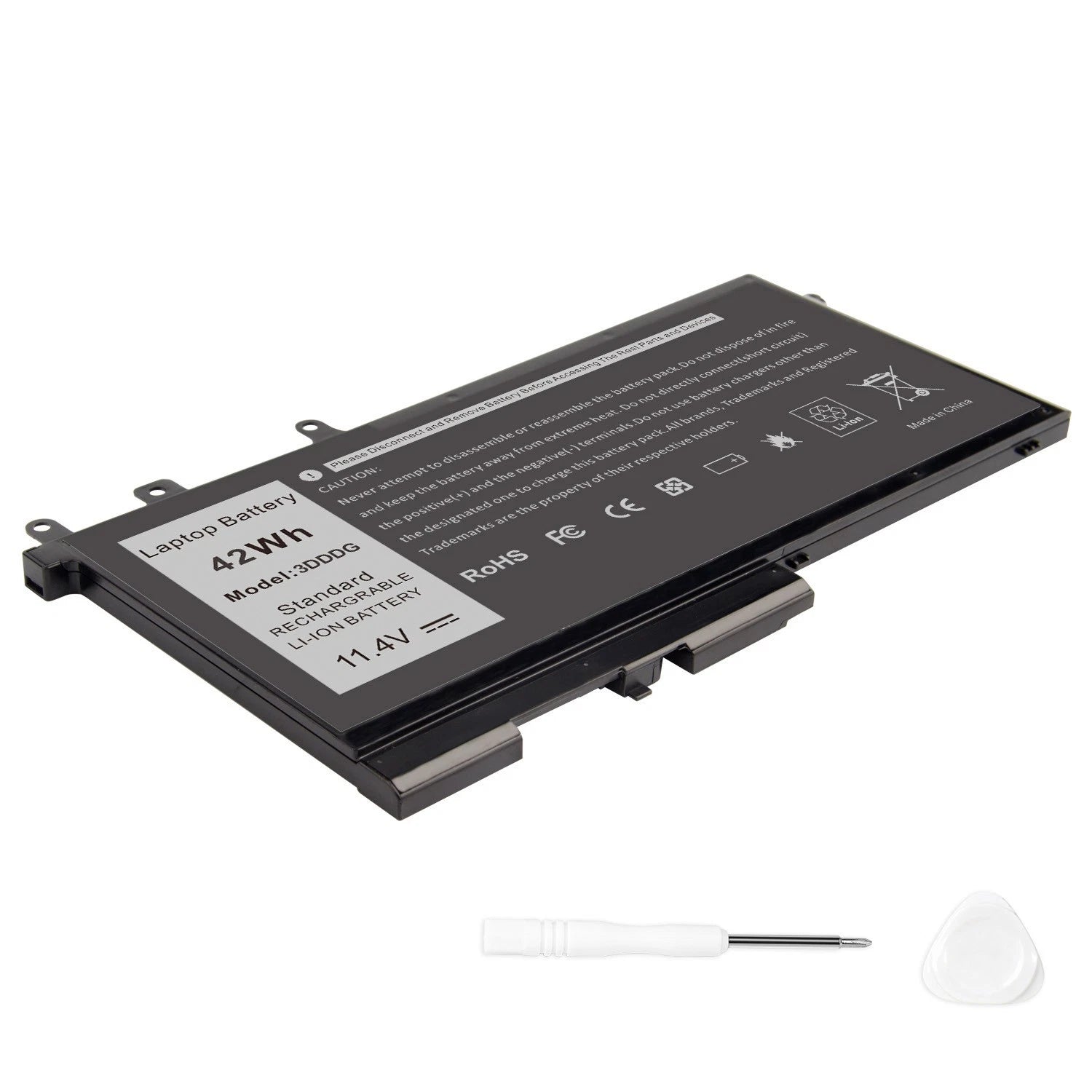 3DDDG 45N3J 3VC9Y Battery for Dell Latitude E5280 E5480 5580 E5590 451-BBZP 42Wh