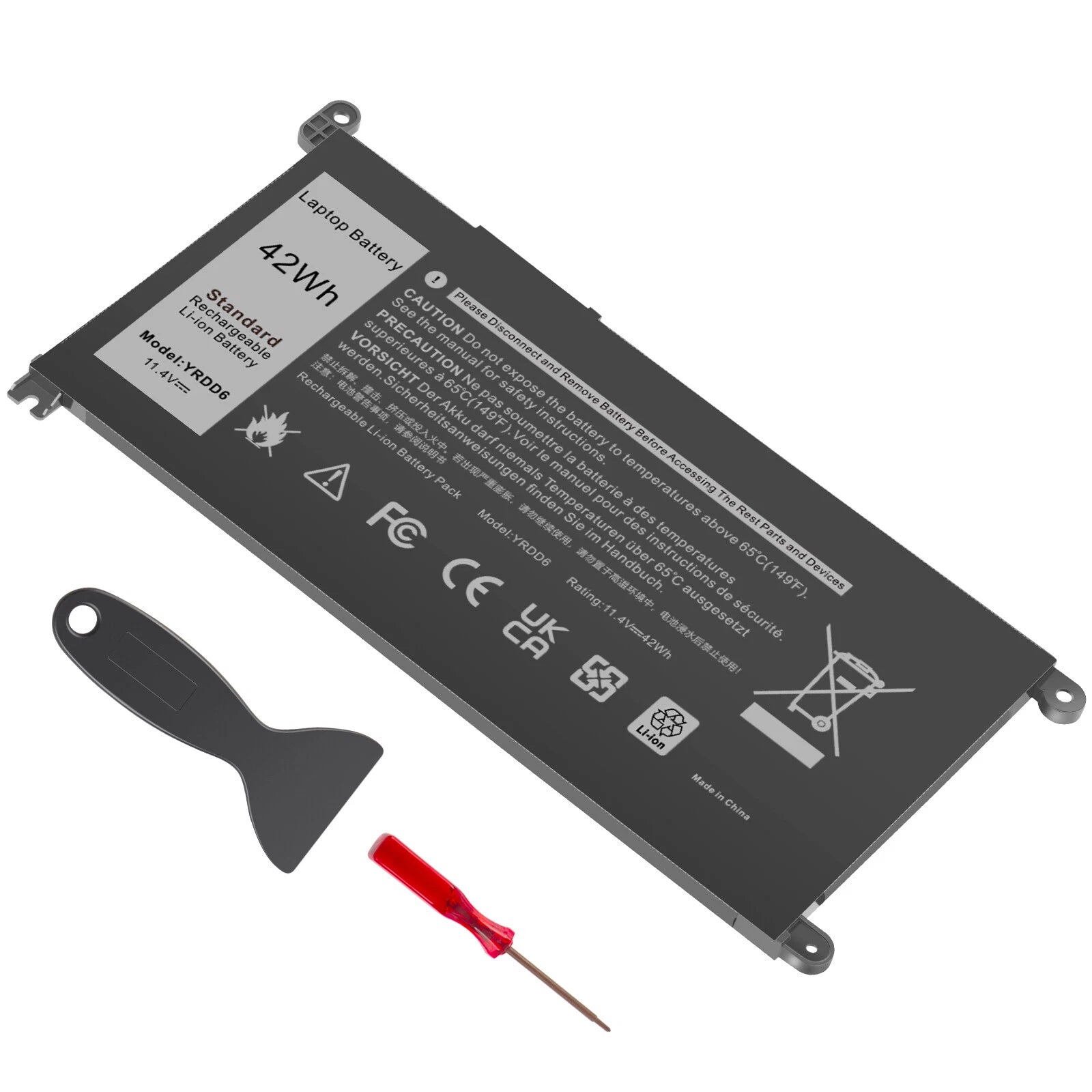WDX0R 0WDX0R YRDD6 Battery for Dell Inspiron 3493 3582 3583 3593 Latitude 3310