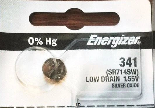 ENERGIZER 341 SR714SW V341 D341 BATTERY NEW SEALED Authorize Seller