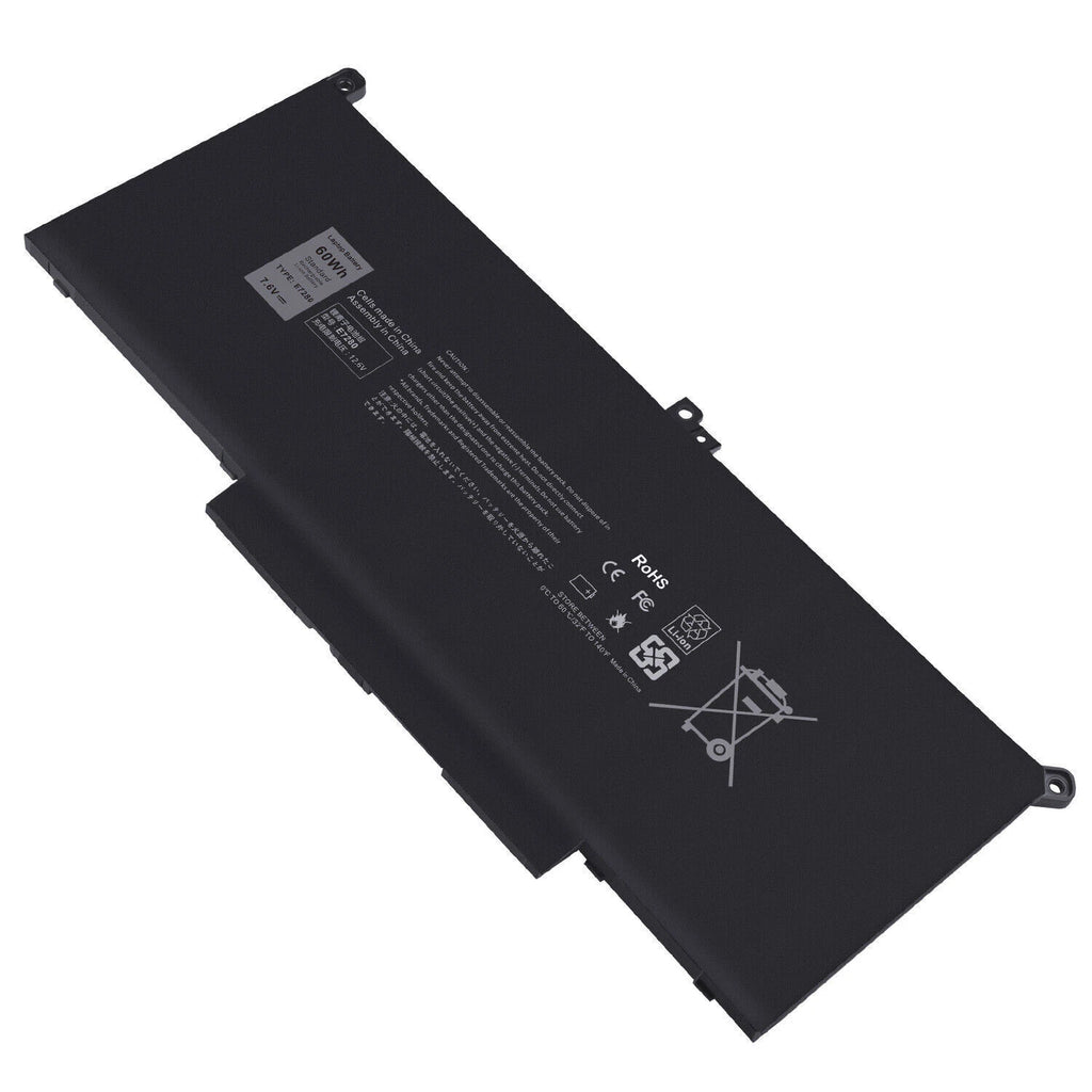 ?F3YGT Battery For Dell Latitude12/13/14 DM3WC 0DM3WC 2X39G 7280 7290 7380 60Wh