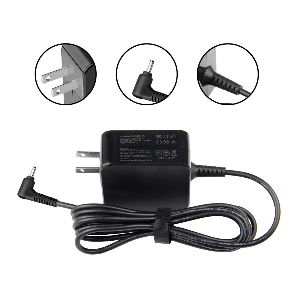45W AC Power Adapter Charger for ACER Aspire 5 3 A315-34 A315-22 N19H1 Laptop