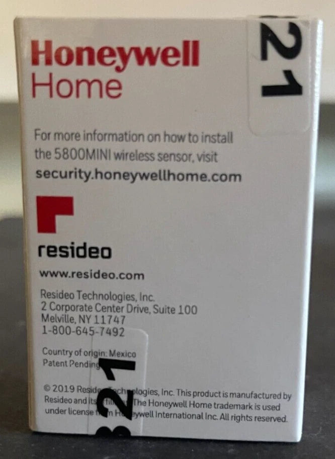 Brand New Honeywell 5800MINI Wireless Slim Contact, Battery Magnet,