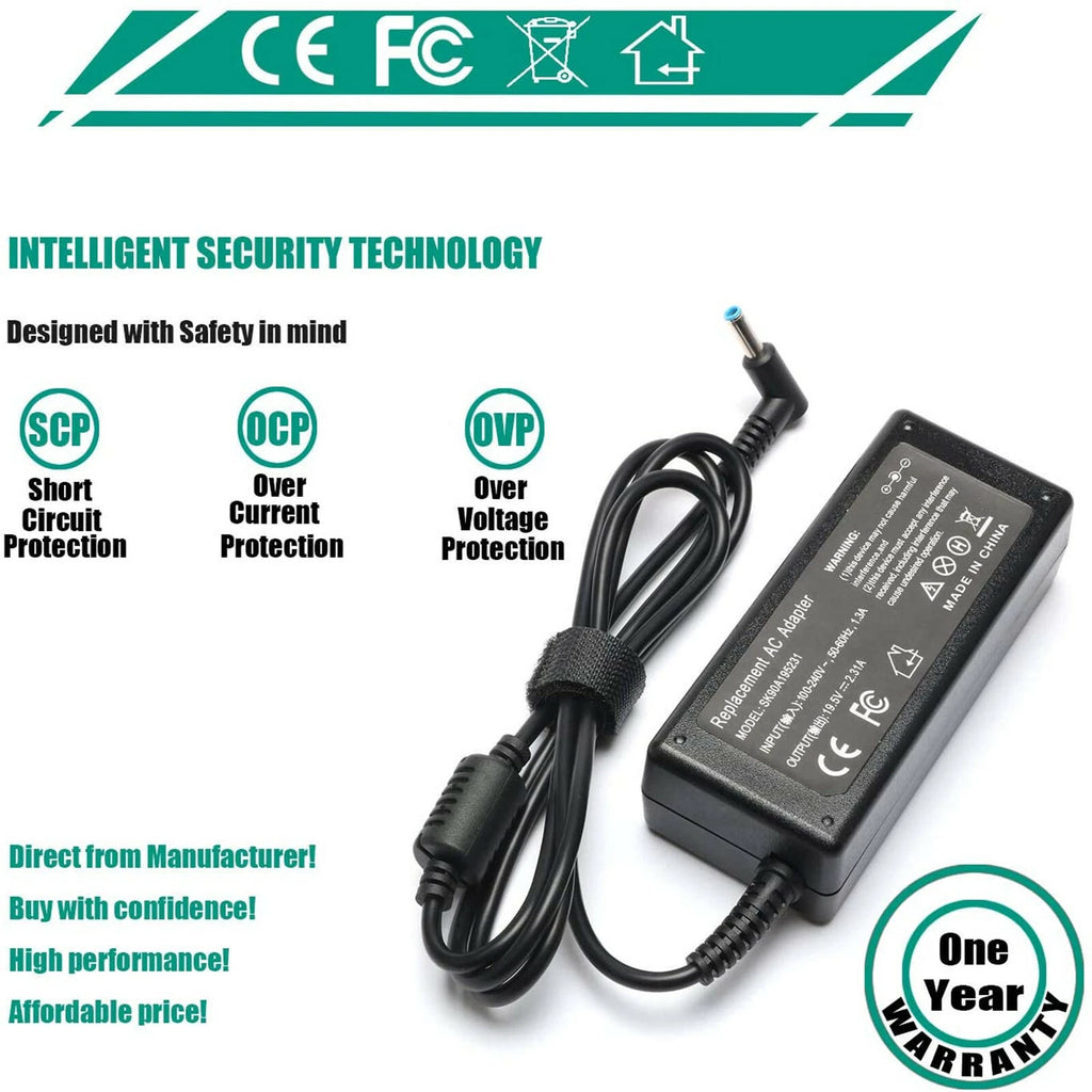 For HP Laptop Charger AC Power Adapter 740015-002 741727-001 19.5V 2.31A 45W