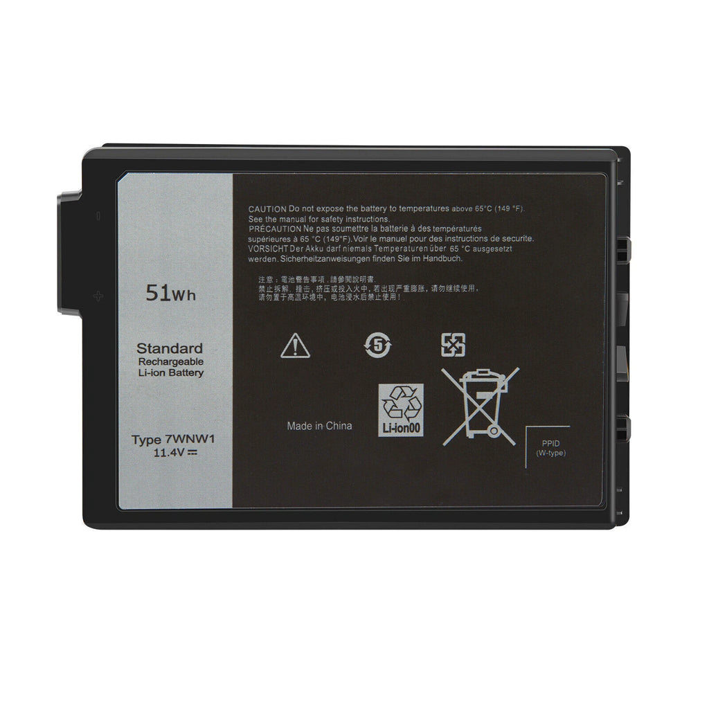 Battery For Dell Latitude 5420 5424 7424 Rugged Type 11.4V 51Wh GK3D3 7WNW1