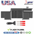 A1493 Battery for Apple 2013 2014 Macbook Pro 13 Retina A1502 EMC 2678 2875