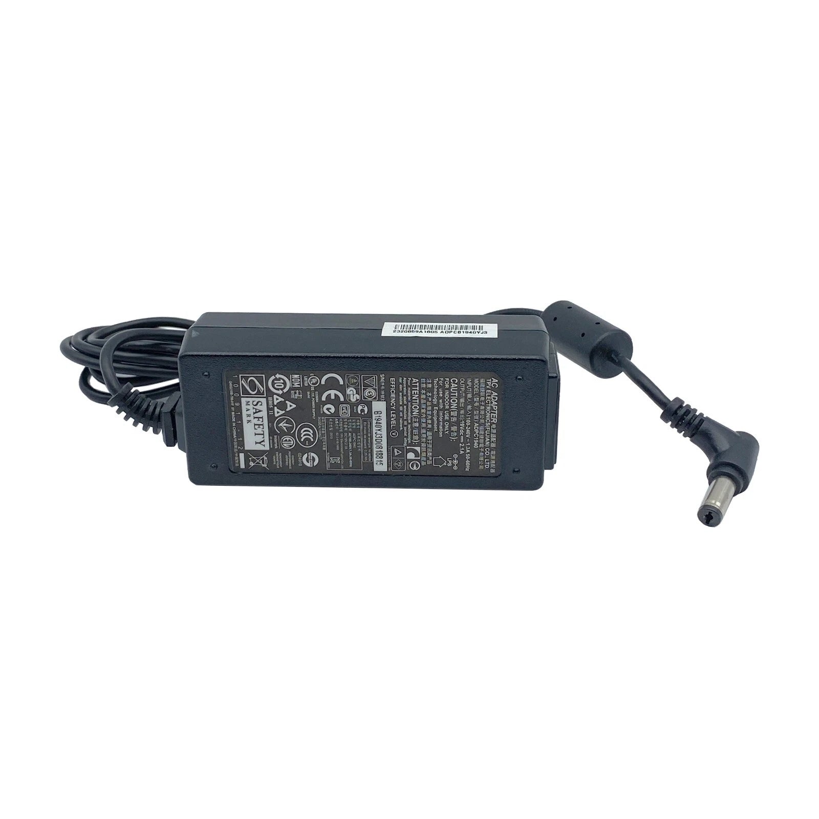 NEW Genuine TPV ADPC1940 40W AC Adapter 19V 2.1A Power Supply 5.5x1.7 mm OEM