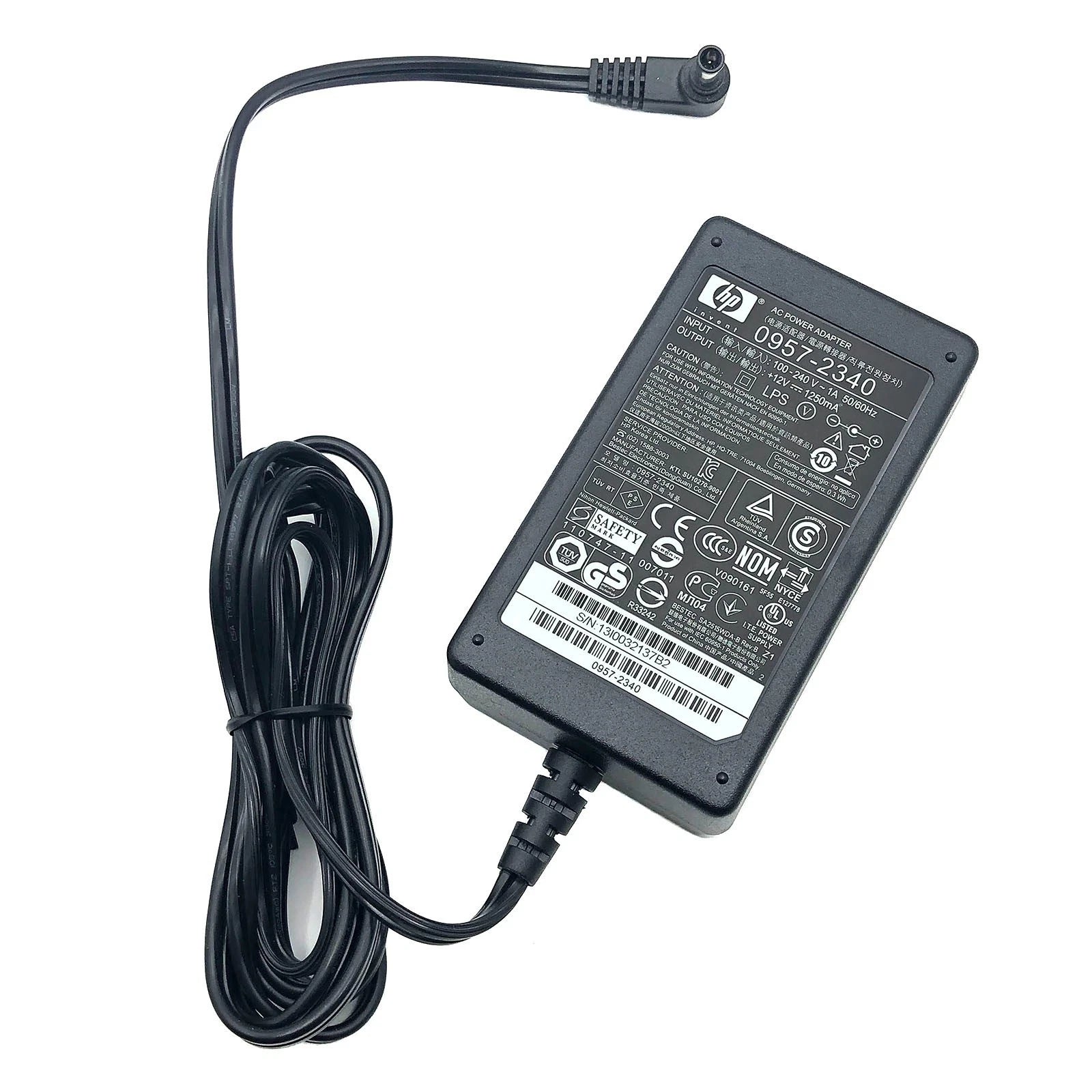 NEW Original HP AC Adapter 12V 1.25A 15W 0957-2481 Model 0957-2340 Power Supply