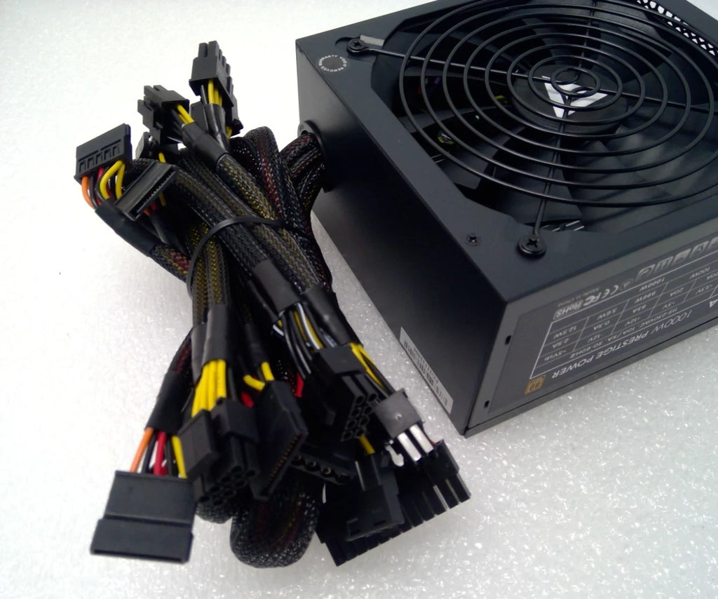 OPEN BOX APEVIA 1000W ATX-PR1000W Prestige Series 80+ GOLD Power Supply