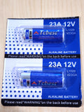 2 x Tcbest 23A A23 12v Alkaline Battery MN21 MN23 L1028 23A 23GA