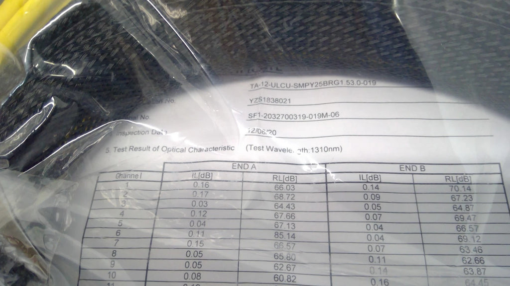 LC Ribbon Pigtails Fiber Optic Single Mode Cable