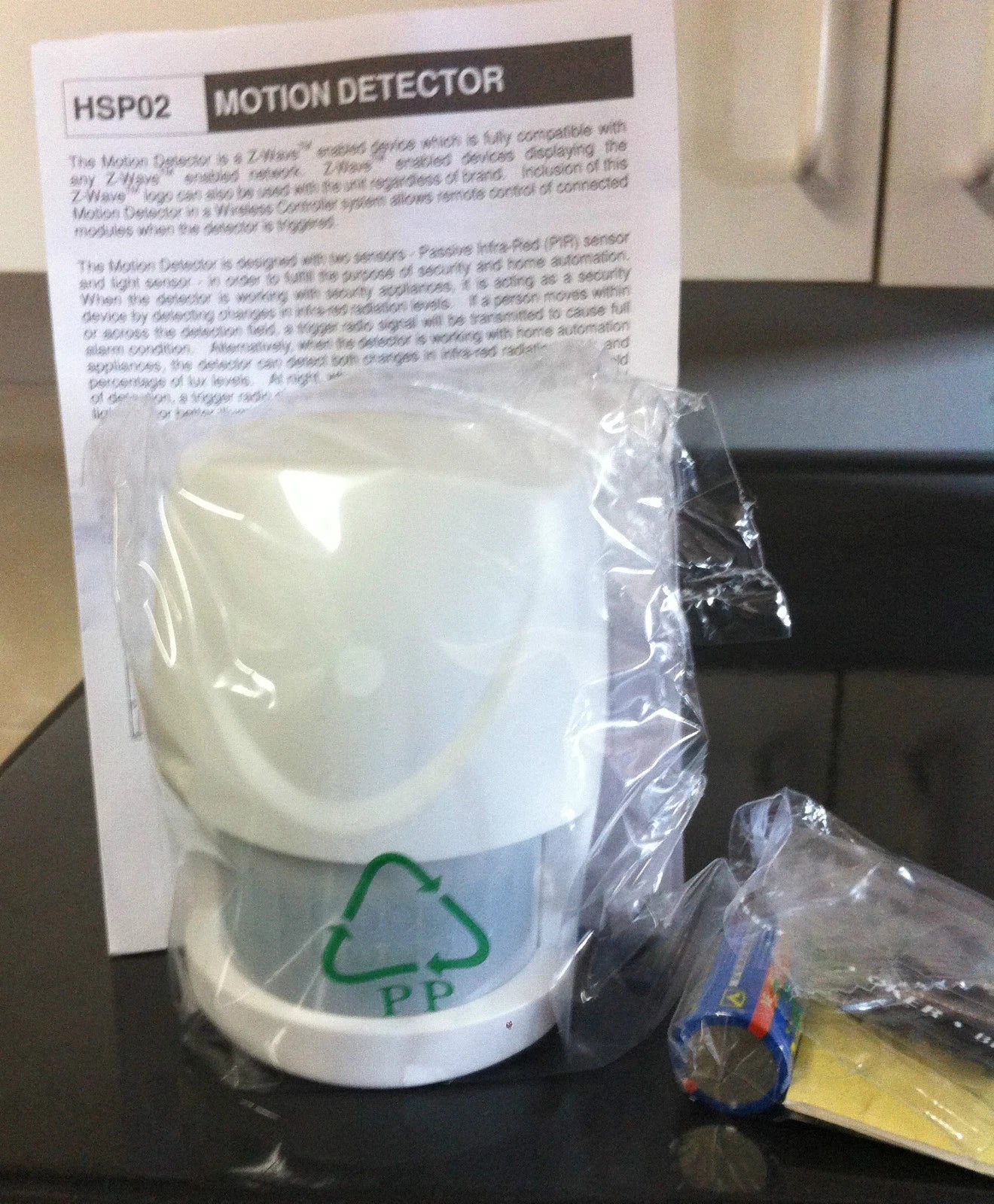 Brand New "3" Everspring HSP02 Z-wave Motion Detector ZWave PIR, Battery in