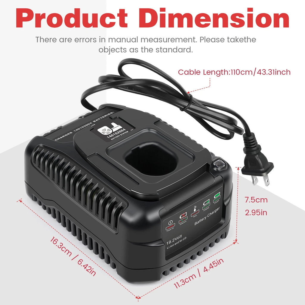 19.2V Charger For Craftsman Li-ion Ni-CD Ni-Mh C3 Battery 11375 11376 130211004