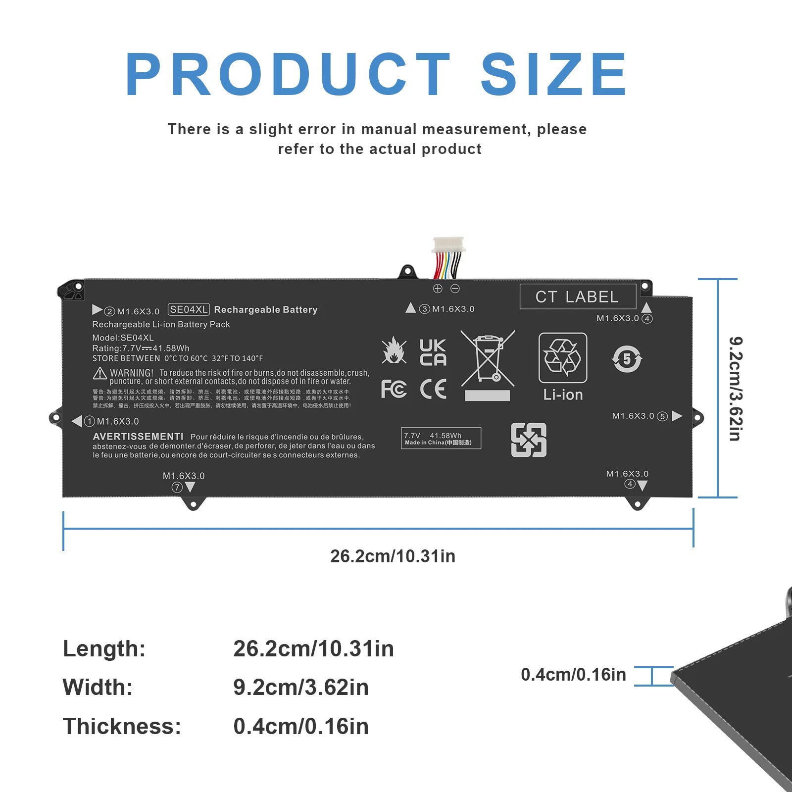 ?LOT SE04XL Battery For HP Pro X2 612 G2 Series 860724-2B1 HSTNN-DB7Q 860724-281