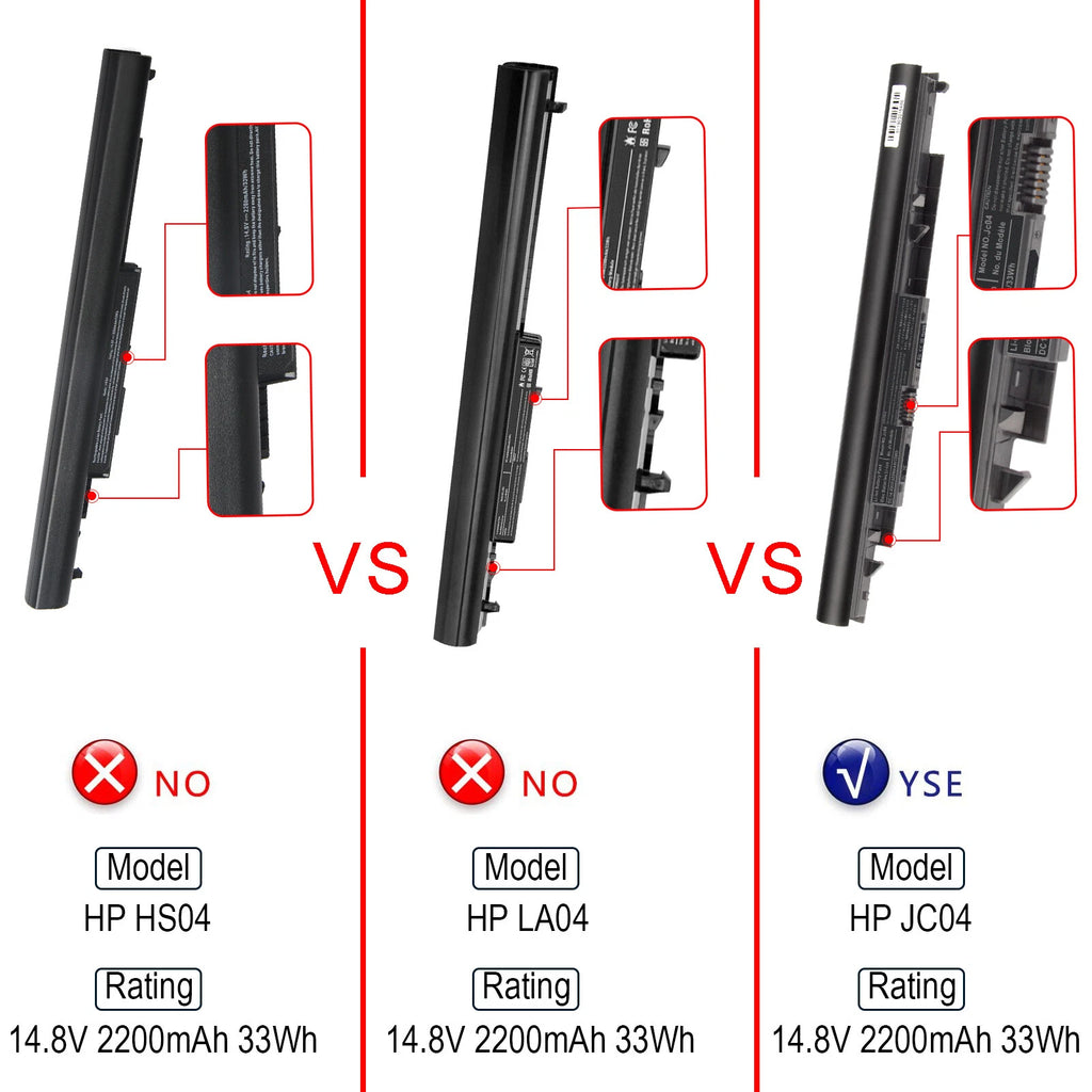 JC03 JC04 Battery For HP 919700-850 HSTNN-PB6Y HSTNN-LB7V 919701-850 2LP34AA