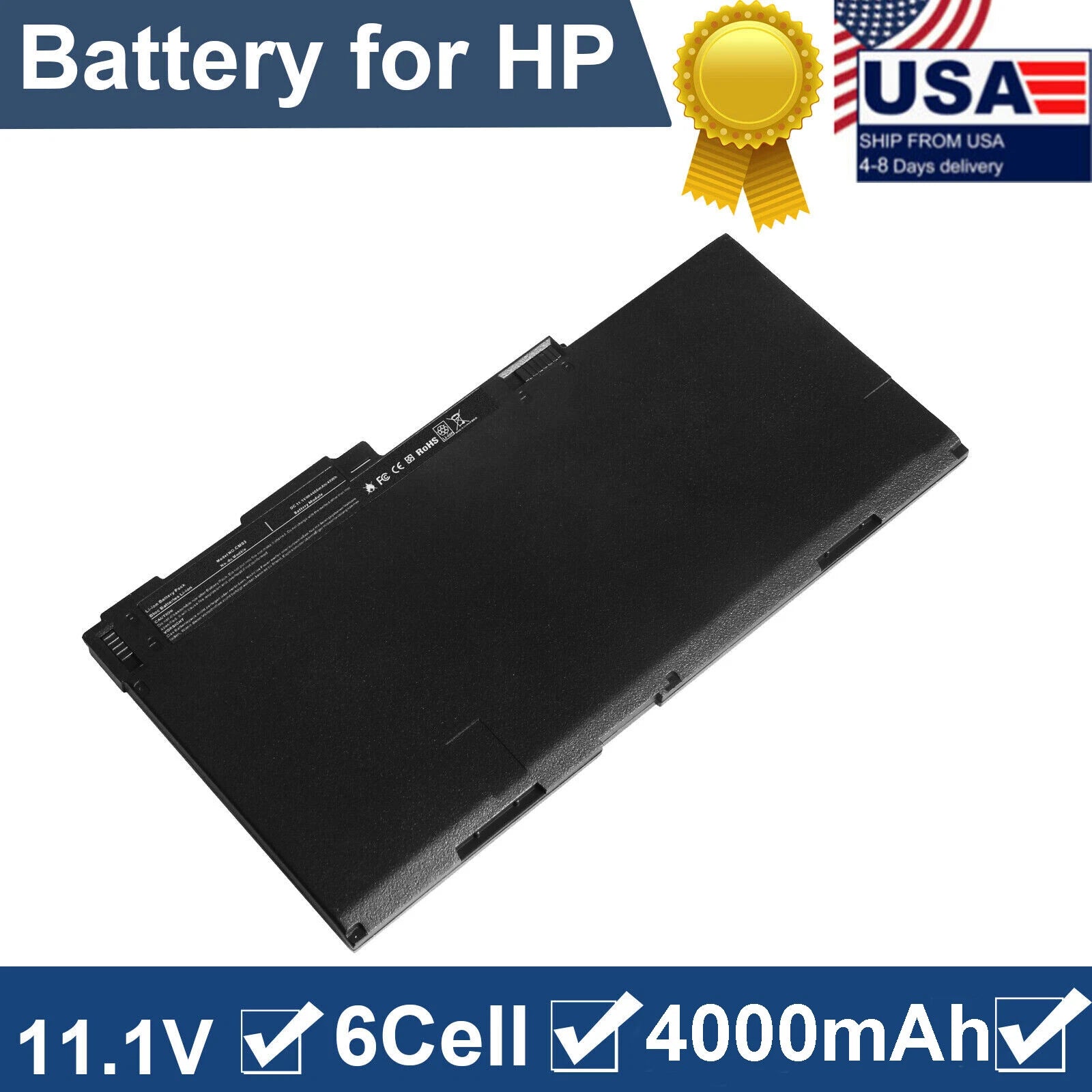 CM03XL Battery for HP Elitebook 840 845 850 750 745 740 G1 G2 ZBook 15u 14 G2 US