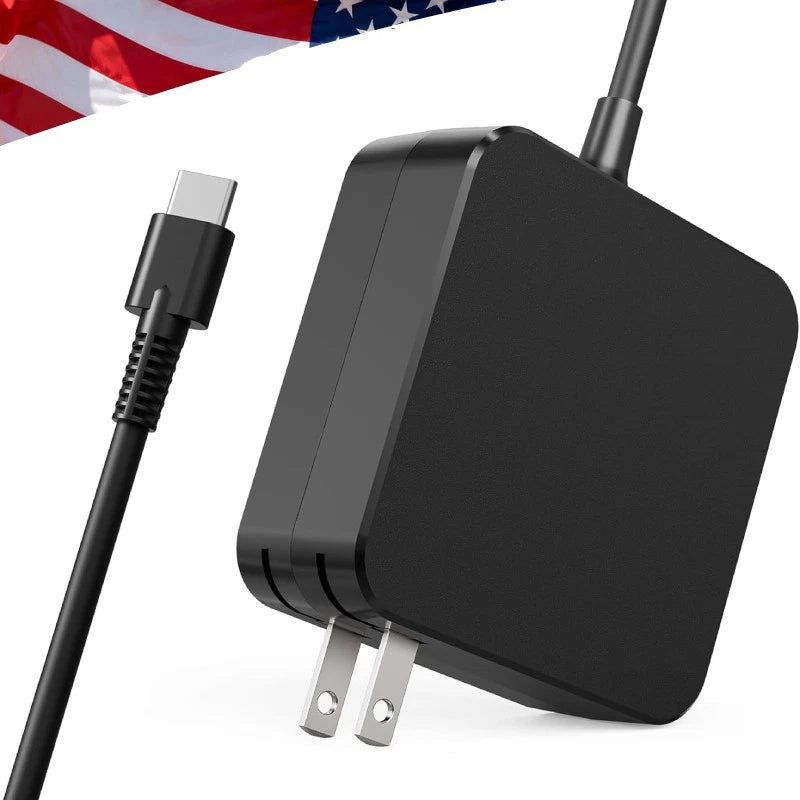 Laptop Charger 65Watt USB-C Adapter Tipo C for MacBook Pro Samsung Chromebook