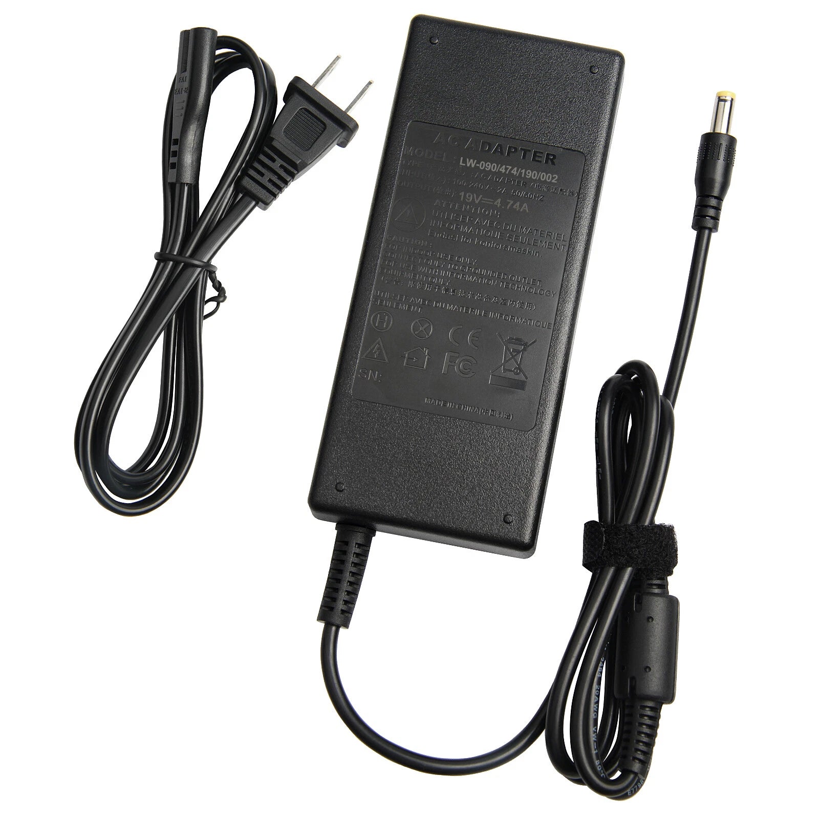 Laptop Battery Charger for Toshiba Satellite l305-s5955 L305-S5944 19V 4.74A 90W