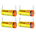 4x mnicel ER18505 3.6V 3.8Ah Sz A Lithium Battery w/ Tabs Tracking Backup AMR