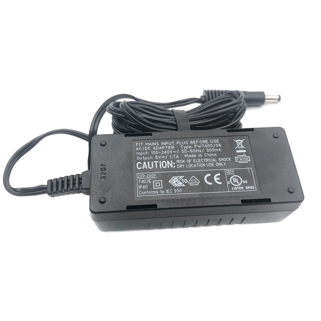 New Genuine Promethean FW7400/06 Adapter Power Supply 6V 1.7A Charger 4x1.7mm