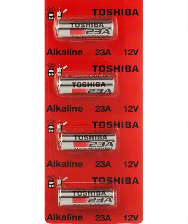 4 A23 Toshiba 23A 23AE 21/23 GP23 23GA MN21 12 Volt 12v Batteries