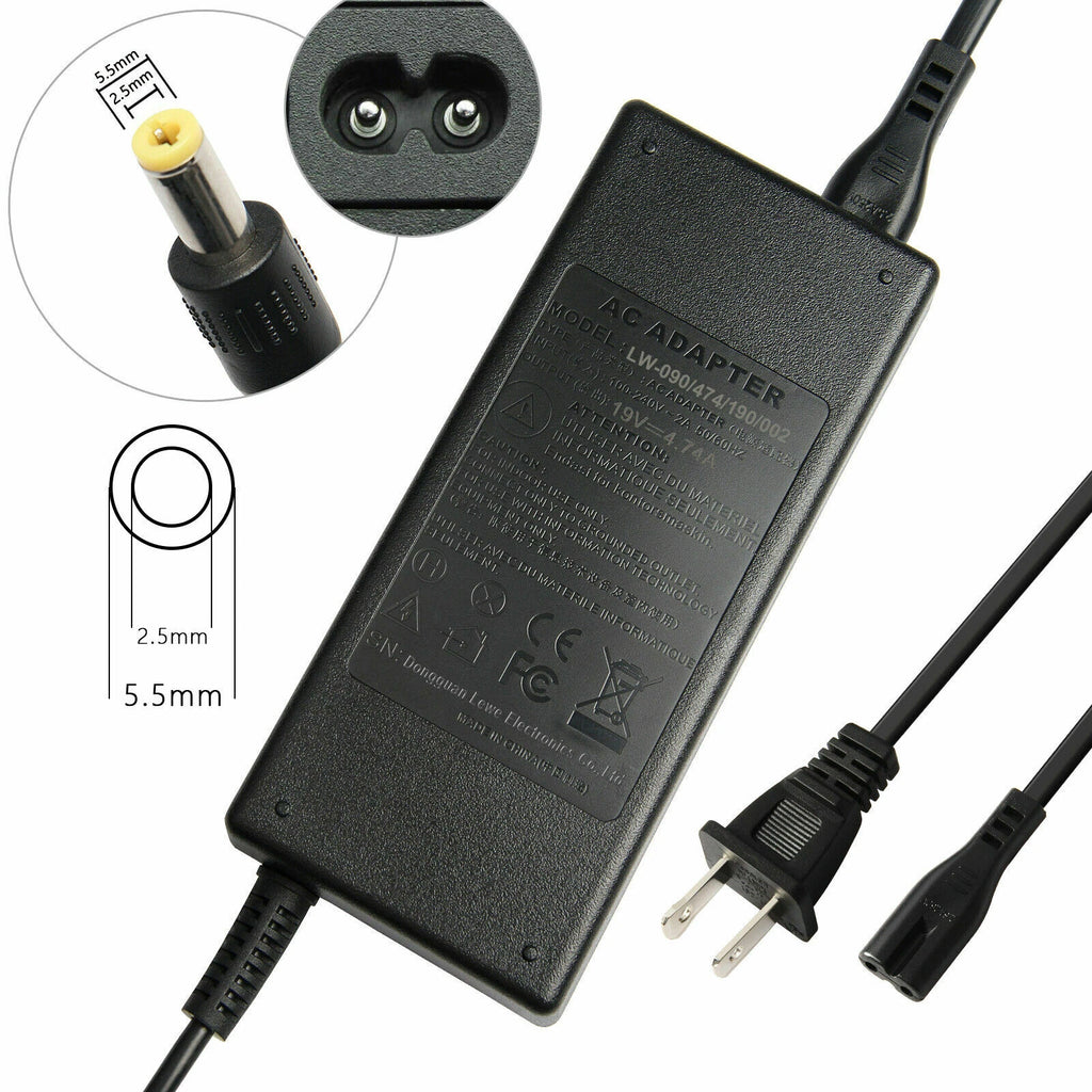 90W AC/DC UL Battery Adapter Charger For Inogen One G3 G4 G5 Power Supply Cord