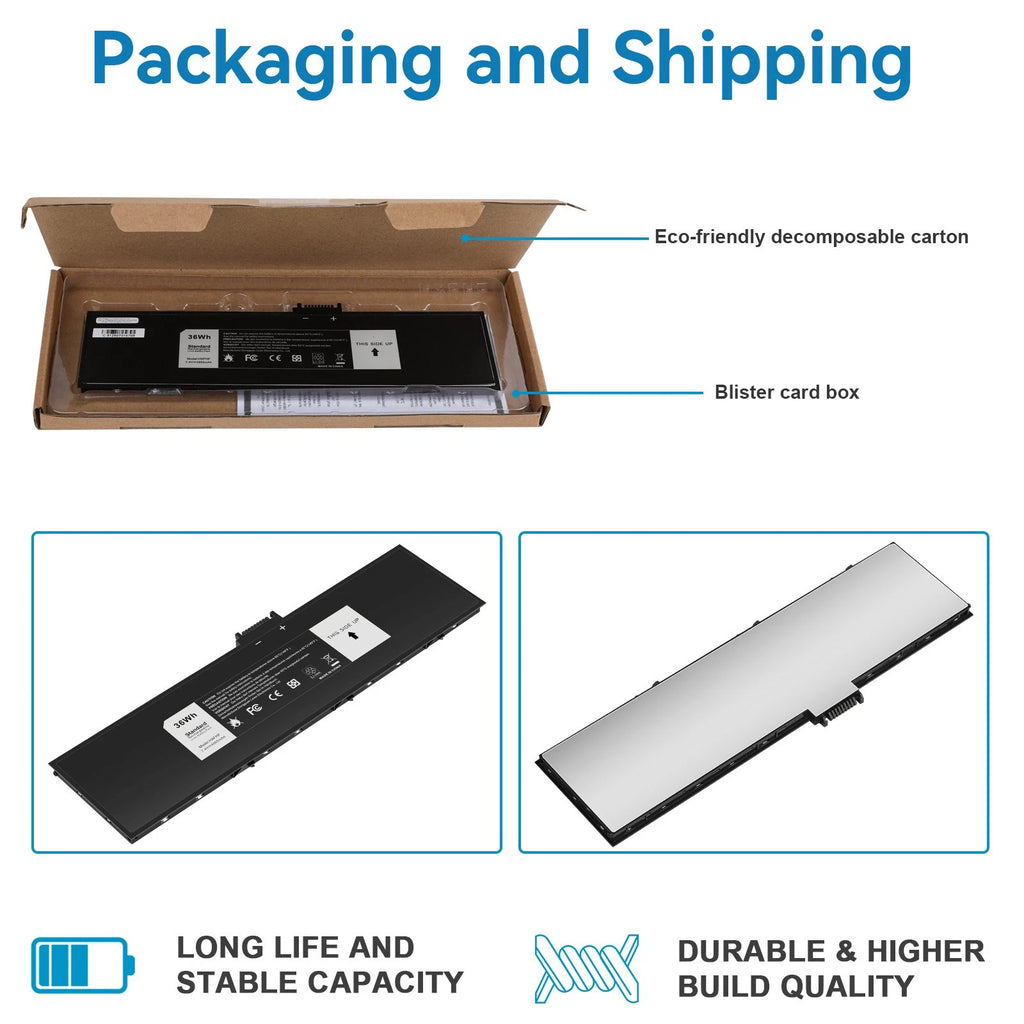 ?HXFHF VT26R Battery for Dell Venue 11 Pro 7130 7139 7310 Tablet PC VJF0X XNY66