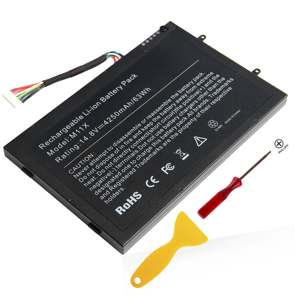 ?Battery for DELL Alienware M11x M14x R1 R2 R3 Series PT6V8 8P6X6 P06T P18G001