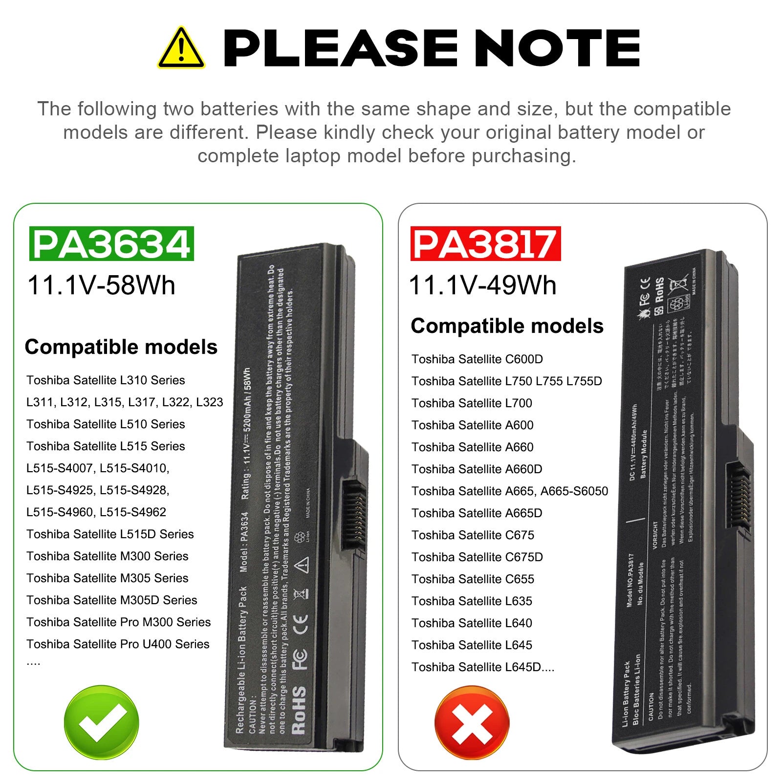 Notebook Battery PA3634U-1BRS For Toshiba Satellite A655 A665 C655 C655D C675 PC