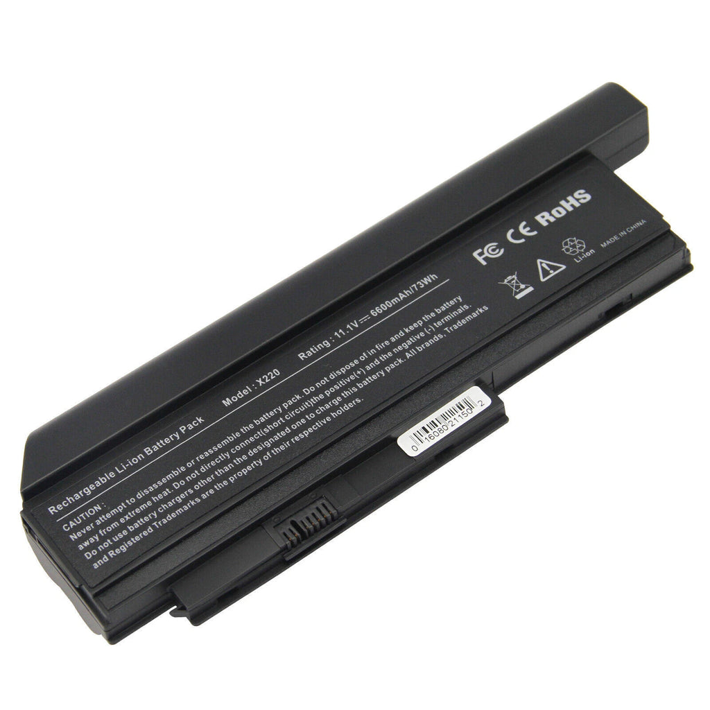 X220 Battery For Lenovo ThinkPad X220i X220s Series 6600mAh 11.1V 6600mAh 9Cell