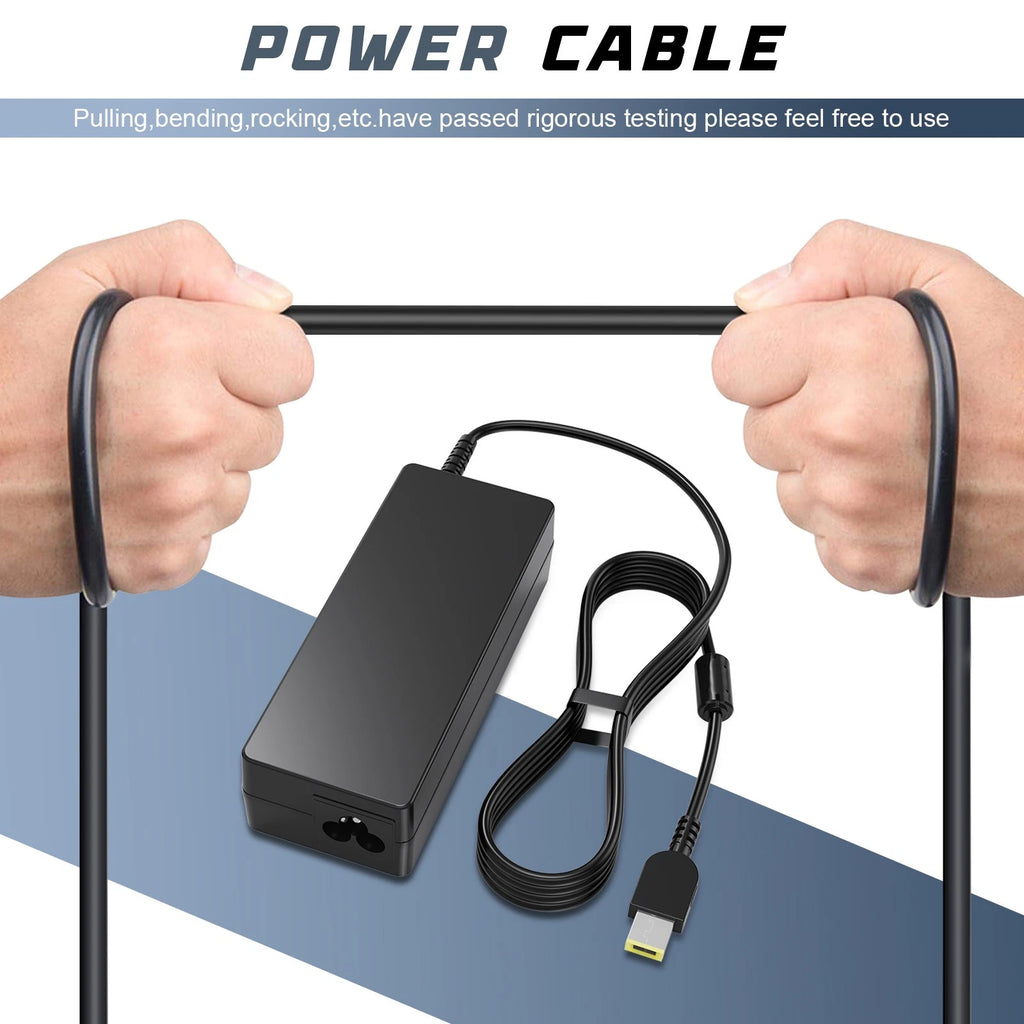 90W 20V 4.5A-SQUARE SLIM TIP For Lenovo ThinkPad Laptop AC Charger Adapter