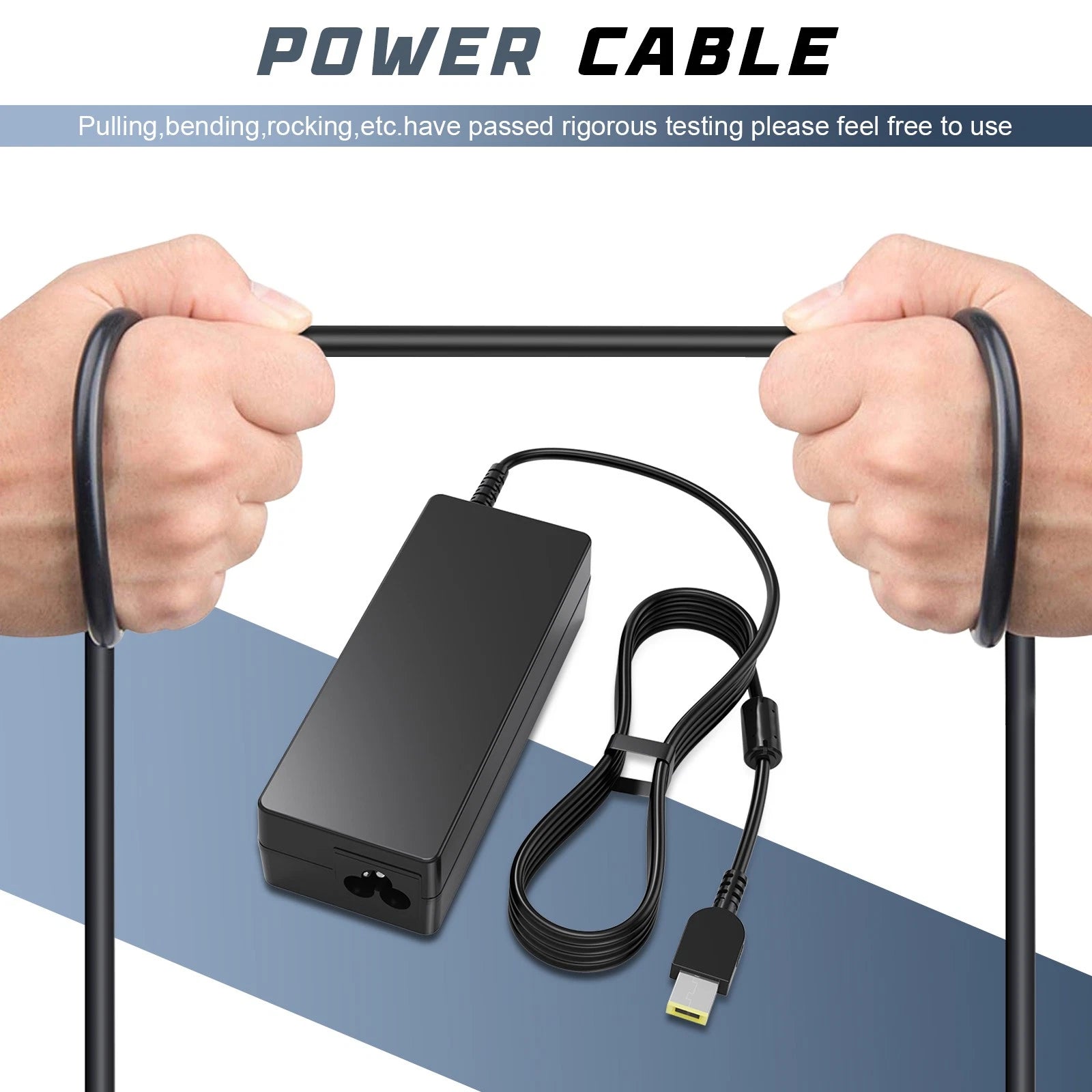90W 20V 4.5A-SQUARE SLIM TIP For Lenovo ThinkPad Laptop AC Charger Adapter