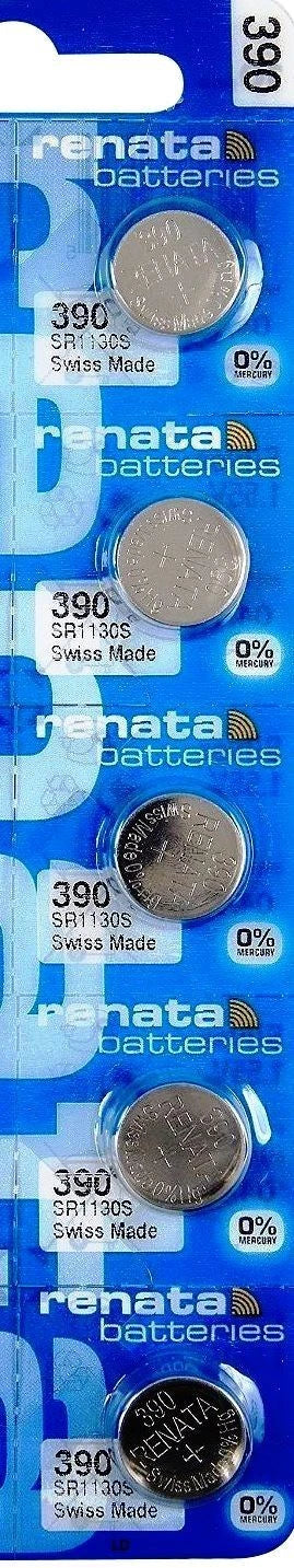 390 RENATA WATCH SR1130S (5 piece) BATTERY FREE SHIPPING Authorized Seller
