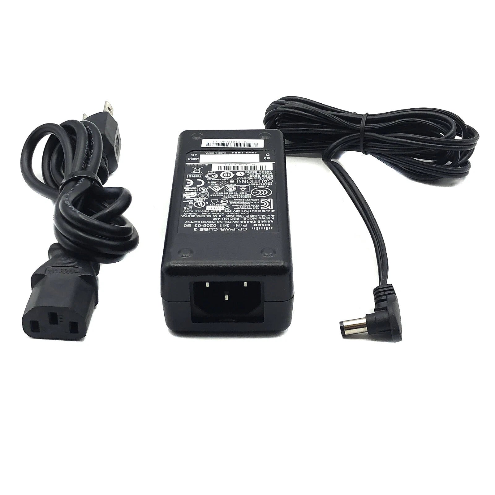 NEW Genuine Cisco 48V AC Adapter Charger PSA18U-480 34-1977-05 380mA OEM