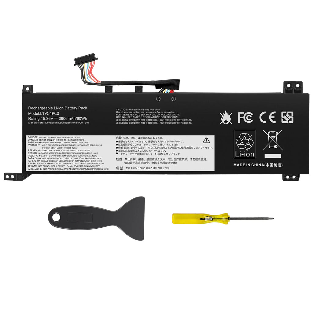 L19C4PC0 5B10W86196 60Wh Battery For Lenovo Legion 5P-15IMH05 5-15ARH05 L19C4PC1