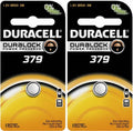 2 Duracell 379 (SR521SW) Silver Oxide Batteries 1.5 Volt