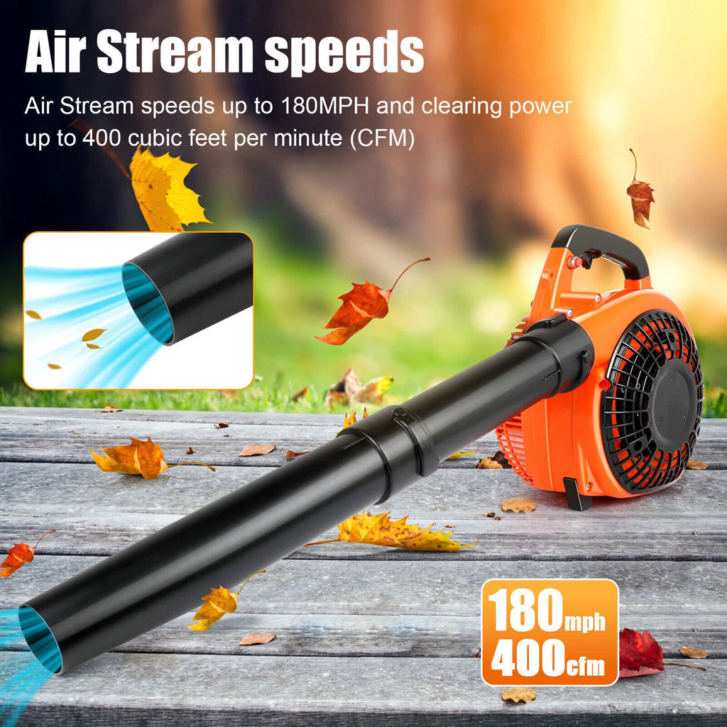 ?2026 2-Stroke Leaf Blower Handheld Gas Powered Commercial Heavy Duty Grass Yard