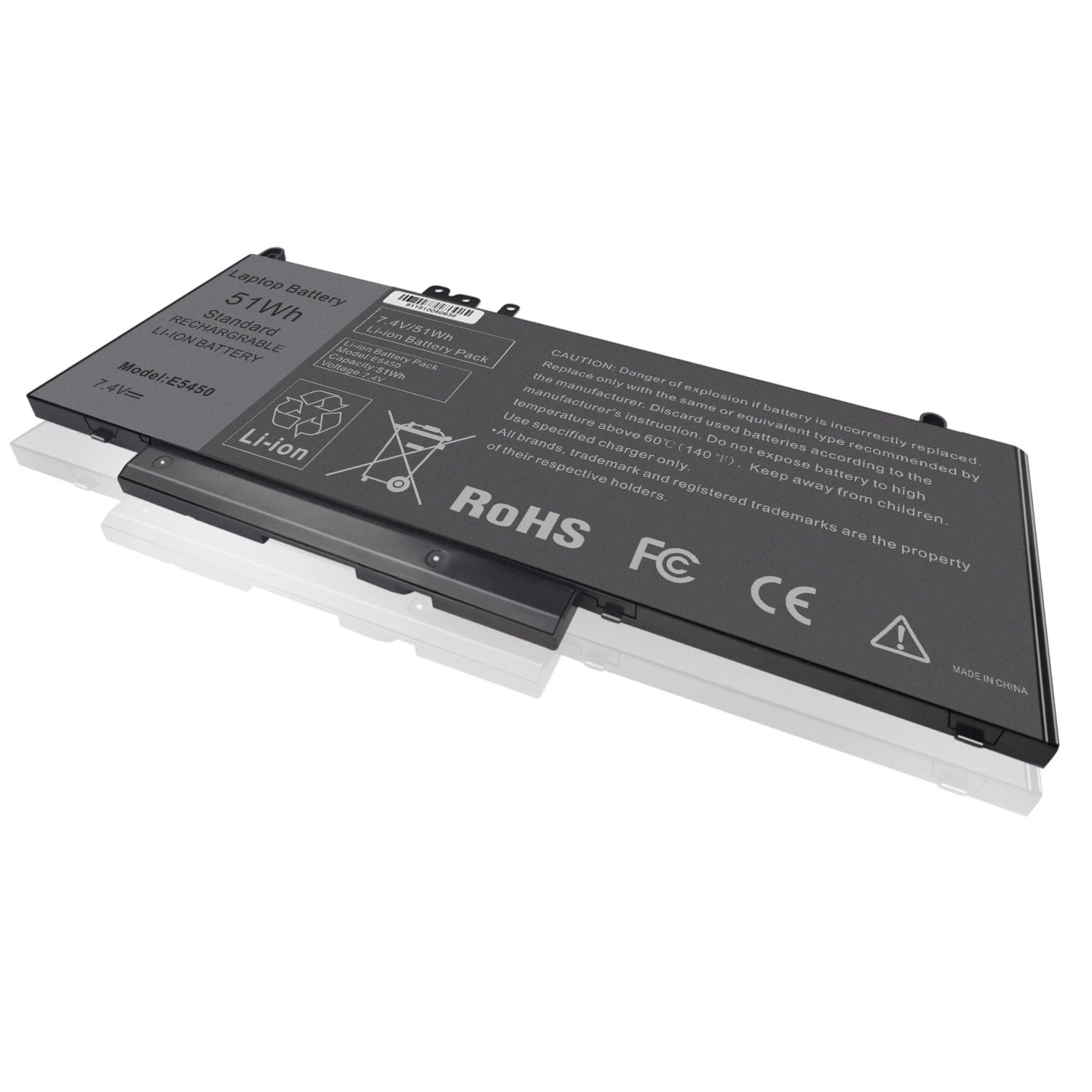 Battery for Dell Latitude E5250 E5450 E5550 Notebook 15.6" G5M10 51Wh 7.4V 4Cell