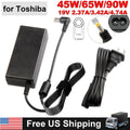 45W 65W AC Adapter Power Charger for Toshiba Satellite C Asus Laptop 5.5*2.5mm