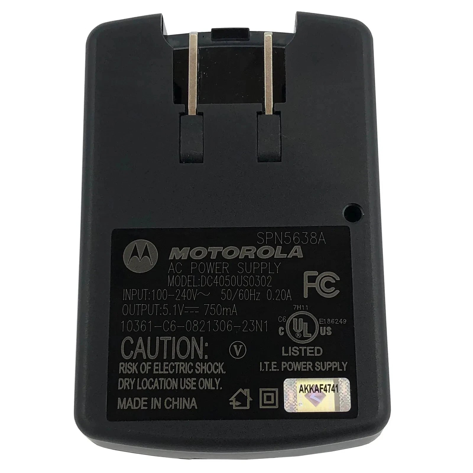 NEW Genuine Motorola DC4050US0302 USB Charger AC Adapter 5.1V 0.75A Black OEM