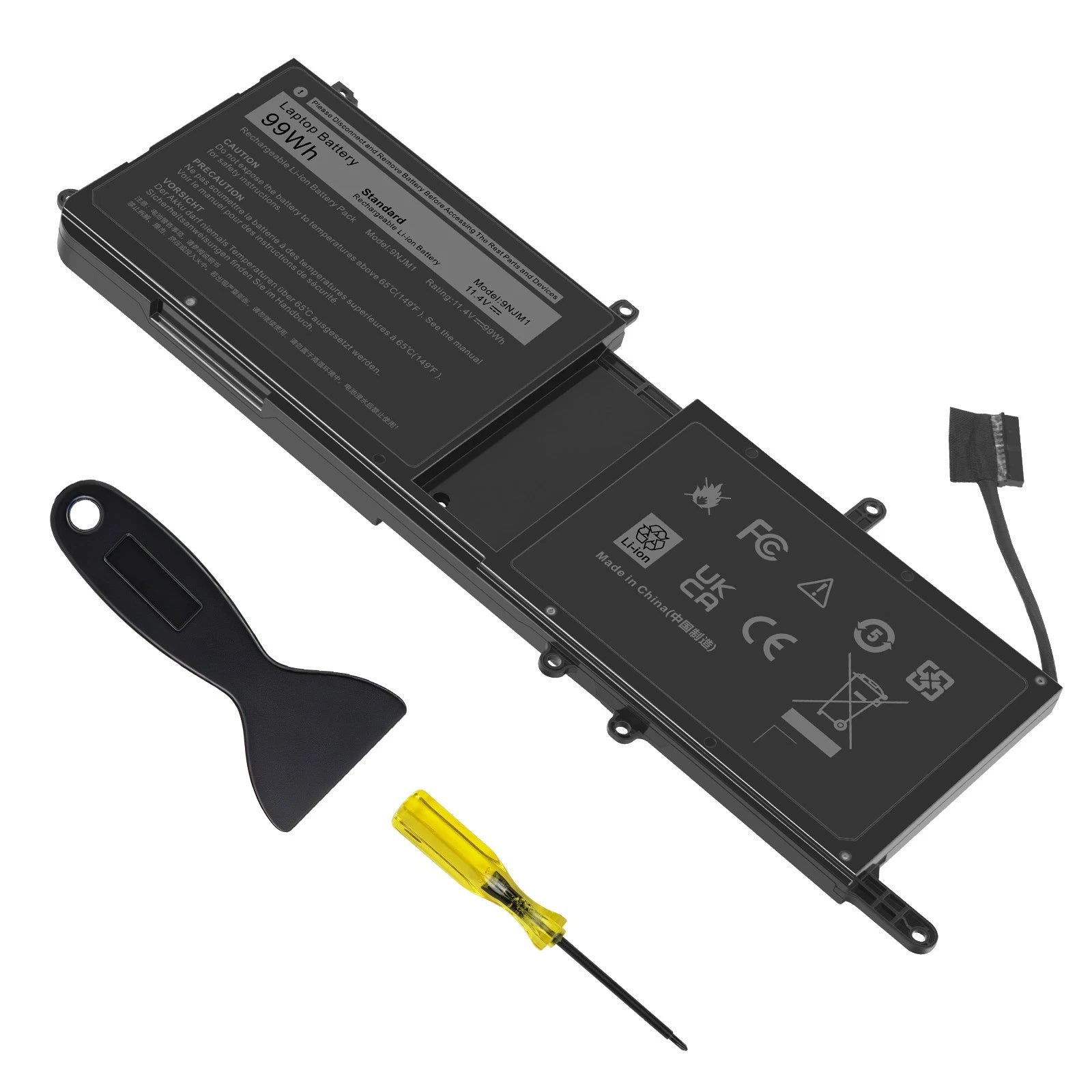 For Dell Alienware 15 R3 R4 17 R4 R5 MG2YH HF250 Laptop Battery 9NJM1 99Wh 11.4V