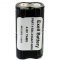 Exell 4.8V 650mAh NiMH Battery Pack w/ Tabs GMRS Radio Solar Lights RC Cars