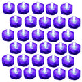 30 pack Purple Submersible Waterproof Battery LED Tea Light ~ Wedding Decoration