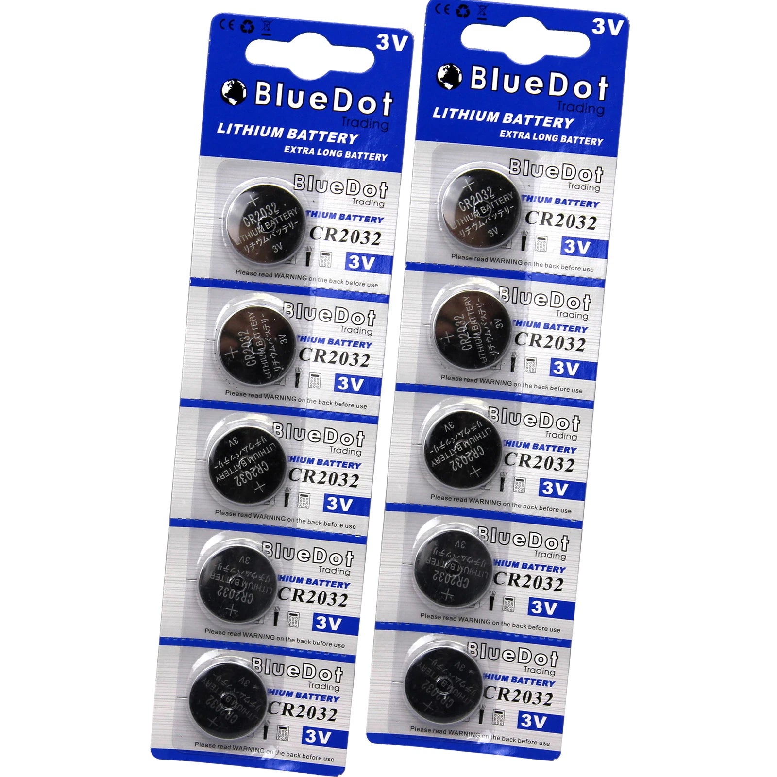 10 PCS CR2032 DL2032 Lithium Button Cell Battery FREE SH ~ ECR2032 5004LC 3 Volt