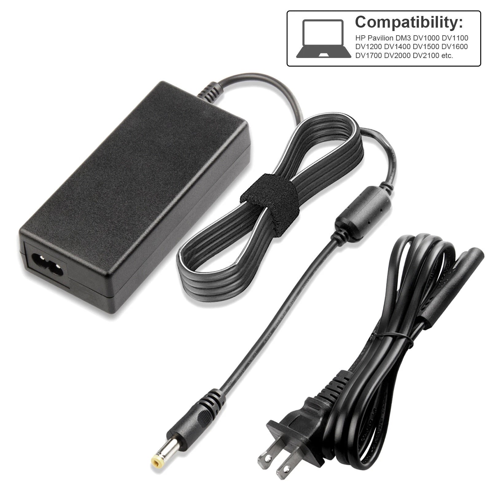 18.5V 3.5A 65W 4.8*1.7MM Adapter Charger For HP Compaq 6720S 500 510 520 530 540