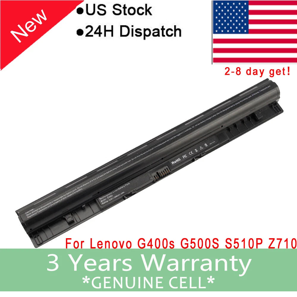 Battery for Lenovo IdeaPad G400S G510S G500S G505S S410P S510P Touch Series F