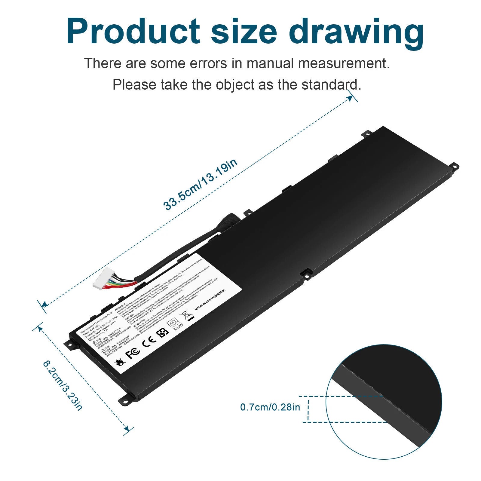 BTY-M6L Battery For MSI GS65 GS75 Stealth 8SE 8SF 8SG 8RF 9SD 9SE Creator 80.25W