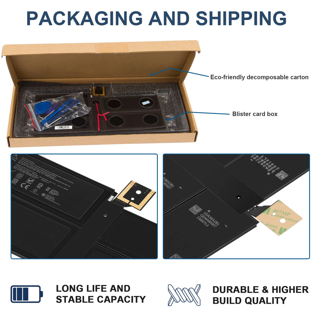 Battery G3HTA038H For Microsoft Surface Pro 5 Pro 6 1796 (2017 New Pro) 1807